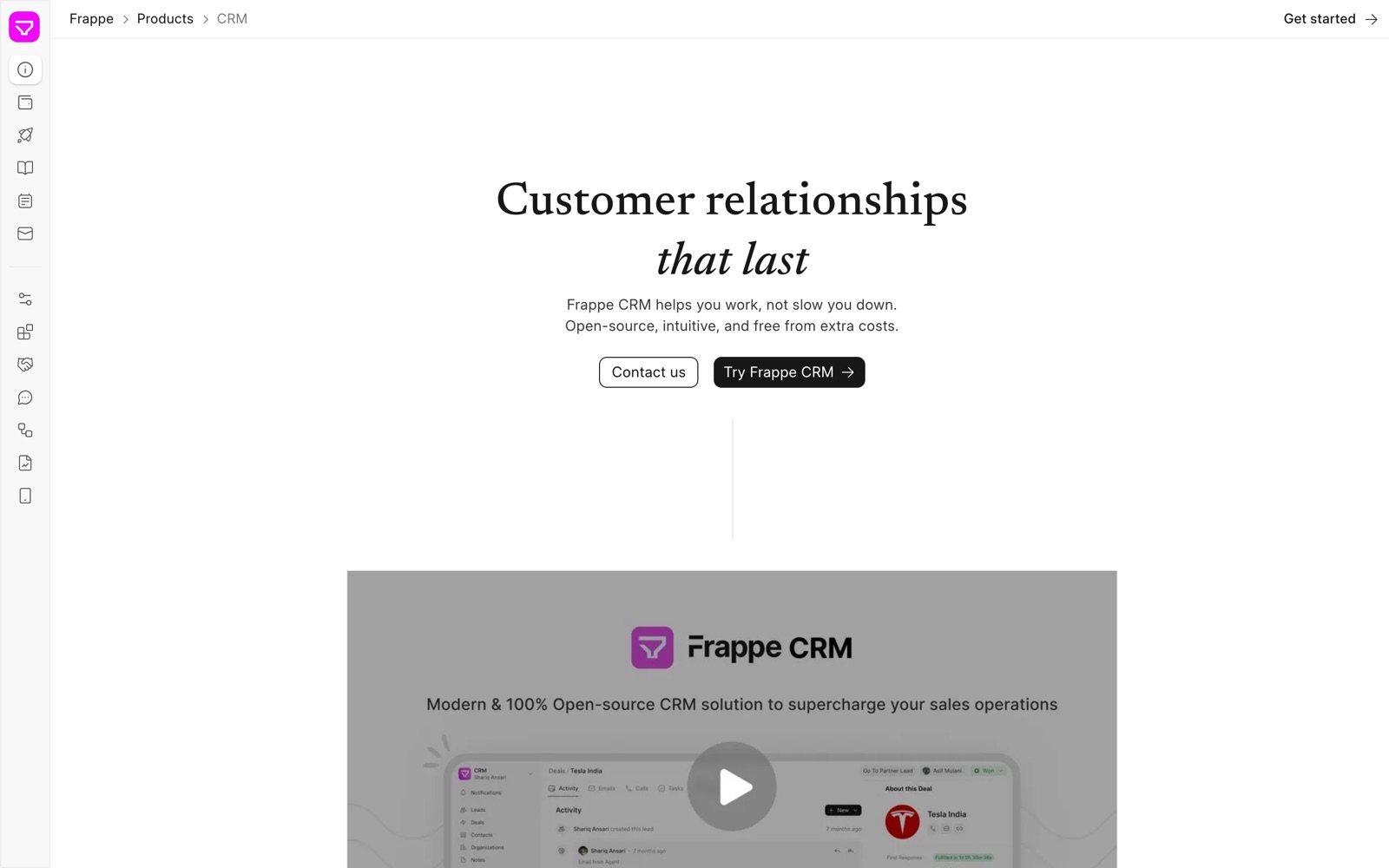 Frappe CRM